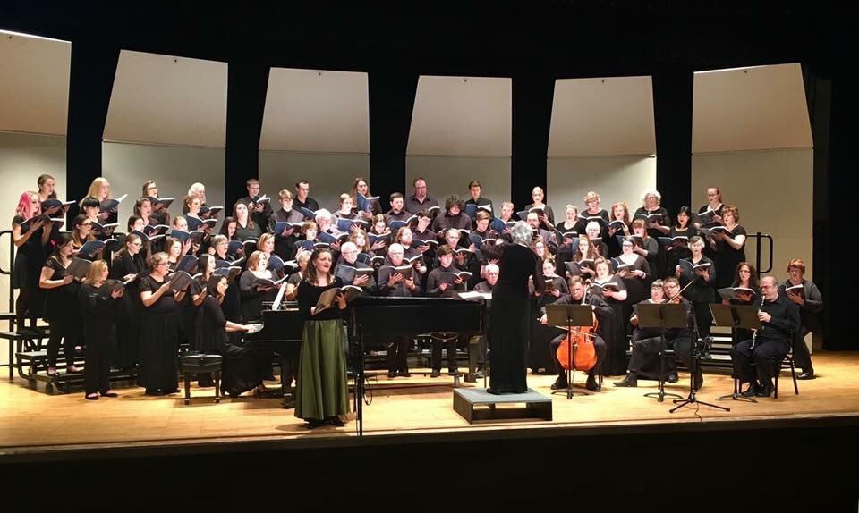 The MU Festival Chorus performing "Annelies"- a choral adaptation of the Diary of Anne Frank- Spring 2018