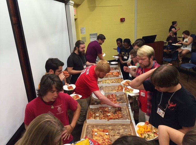 Pizza is our favorite accompaniment to any of our workshops 