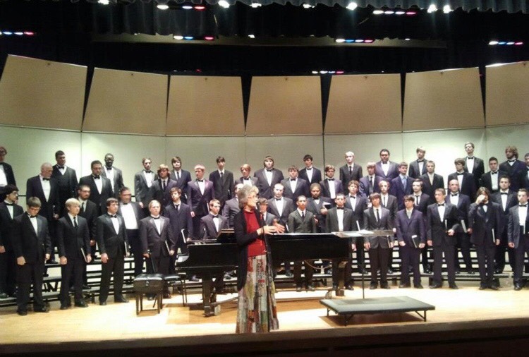 MU Concert Choir men suit-up for our Young Men's Choral Festival - Fall 2012