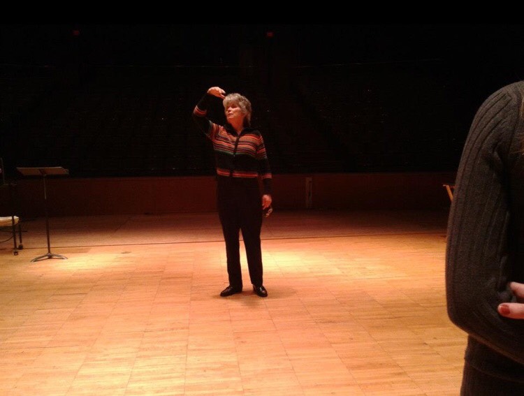 Dr. Peggy Dettwiler leading a Eurythmics workshop - Spring 2012